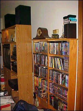 DVD shelf