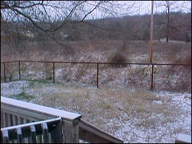 Snowing