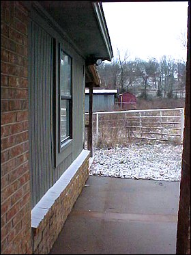 Snowing