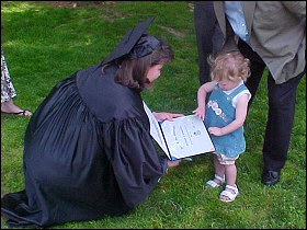 Here Katie.  It's a diploma.  You'll spend the next 20 years of your life trying to get one.