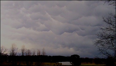 Mammatus clouds - March 9, 2006