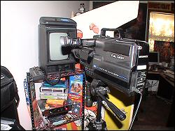 The old camcorder vs. the Vectrex
