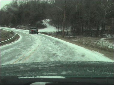 Winter weather - western Arkansas - January 31, 2007