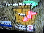 Tornado warnings on January 7 2008