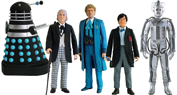 Black Dalek, First Doctor, Sixth Doctor (Big Finish), Second Doctor, Tomb Cyberman