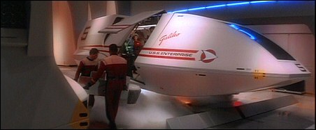 Star Trek V Enterprise shuttle bay