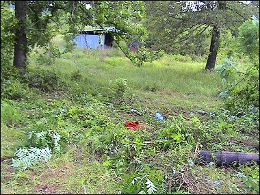 Car flips near my house, 5-24-07