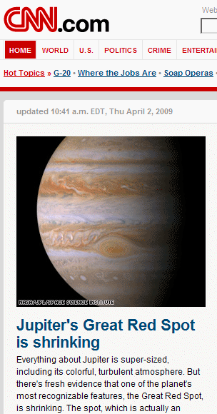 Hey Jupiter, nothing's been the same.