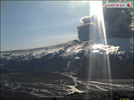 Iceland volcano-cam