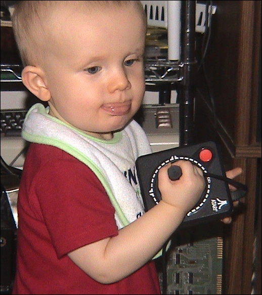 Evan vs. the Jakks Atari joystick