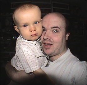 Evan and his daddy