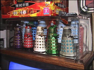 Daleks on display