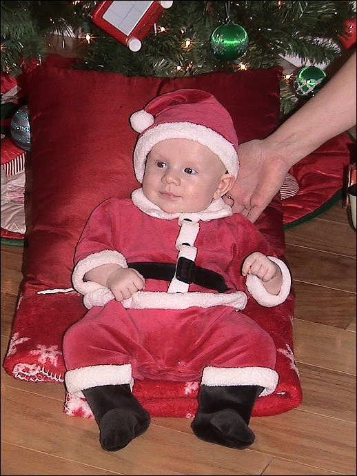 Evan's first Christmas