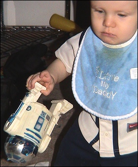 Evan and his...droidy?