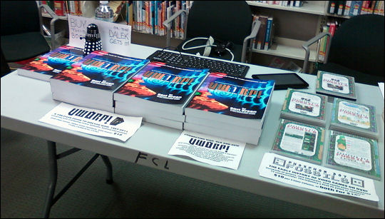 theLogBook table at 2012 ComiCon-Way