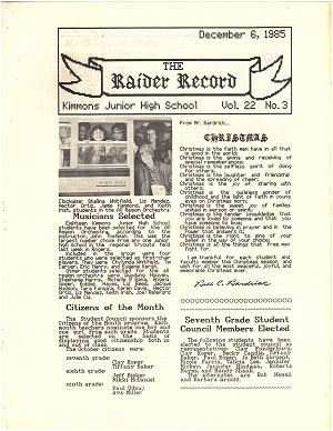 Raider Record Vol. 22 #3