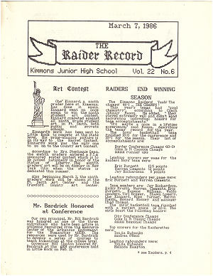 Raider Record Vol. 22 #5