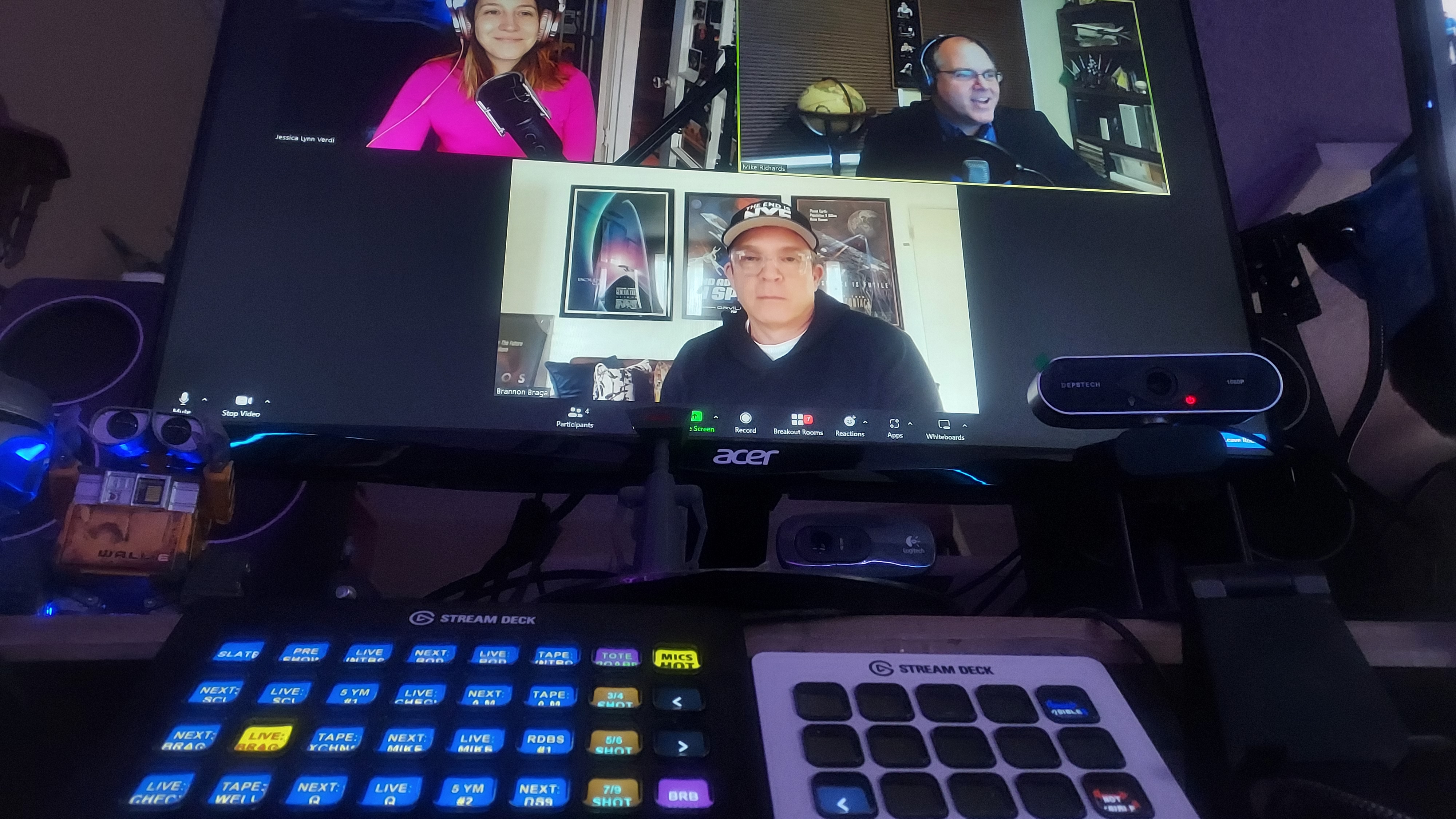 TREKTalks 2 Brannon Braga interview with Mike Richards and Jessica Verdi