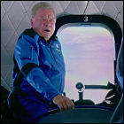 William Shatner in space