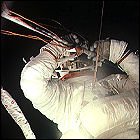 Pete Conrad, spacewalking