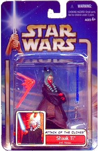 Star Wars Episode II Shaak Ti figure - photo copyright 2002 Earl Green / theLogBook.com