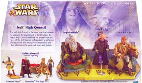 Star Wars Jedi Council figures - photo copyright 2004 Earl Green / theLogBook.com