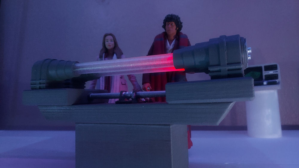 Romana and the Doctor use the Most Important Device In The Universe