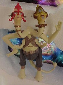 Star Wars Fode and Beed figure - photo copyright 2000 Earl Green / theLogBook.com
