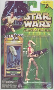 Star Wars Battle Droid Scout figure - photo copyright 2000 Earl Green / theLogBook.com