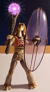 Star Wars Gungan Warrior figure - photo copyright 2000 Earl Green / theLogBook.com
